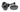 From The Anvil's Black Regency Centre Door Knob; #finish_black