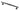 From The Anvil's Black Regency Pull Handle; #finish_black