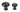 From The Anvil's Black Regency Cabinet Knob; #finish_black
