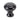 From The Anvil's Black Regency Cabinet Knob; #finish_black