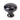 From The Anvil's Black Regency Cabinet Knob; #finish_black