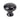 From The Anvil's Black Regency Cabinet Knob; #finish_black