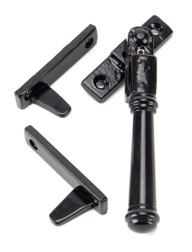 From The Anvil's Black Night-Vent Locking Regency Fastener; #finish_black