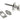 From The Anvil's Pewter Patina Oval Rack Bolt; #finish_pewter-patina