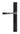 From The Anvil's Black Avon Slimline Lever Espag. Latch Set; #finish_black