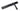 From The Anvil's Black Avon Slimline Lever Espag. Latch Set; #finish_black