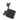 From The Anvil's Black Double Stud for Flat Bookcase Strip; #finish_black