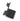 From The Anvil's Black Double Stud for Flat Bookcase Strip; #finish_black