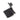 From The Anvil's Black Double Stud for Flat Bookcase Strip; #finish_black