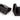 From The Anvil's Black 100kg Sliding Door Hardware Kit (Top Mount); #finish_black