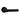 AXS Hardware Dakota Lever on Rose; #finish_black