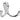 M Marcus - Carlisle Brass - Victorian Robe Hook - Double; #finish_polished-chrome