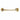 M Marcus - Carlisle Brass - Silent Pattern Cabin Hook - 151mm; #finish_polished-brass