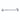 M Marcus - Carlisle Brass - Silent Pattern Cabin Hook - 196mm; #finish_satin-chrome