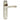 M Marcus - Carlisle Brass - Art Deco Door Handles on Backplate - Lock - Pair; #finish_satin-nickel