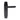 M Marcus - Carlisle Brass - Art Deco Door Handles on Backplate - Latch - Pair; #finish_matt-black