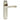M Marcus - Carlisle Brass - Art Deco Door Handles on Backplate - Latch - Pair; #finish_satin-nickel