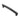 M Marcus - Carlisle Brass - Art Deco Cabinet Handle - Bar - 160mm CTC; #finish_matt-black