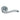 M Marcus - Manital - Apollo Door Handles on Rose - Pair; #finish_satin-chrome