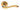 M Marcus - Manital - Apollo Door Handles on Rose - Pair; #finish_polished-brass
