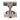 M Marcus - Carlisle Brass - Architectural Brighton Fastener - 24.5mm x 60mm; #finish_satin-nickel