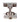 M Marcus - Carlisle Brass - Architectural Brighton Fastener - 24.5mm x 60mm; #finish_satin-nickel