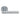 M Marcus - Manital - Calla Door Handles on Rose - Pair; #finish_satin-chrome