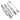 M Marcus - Eurospec - Rebate Set for DIN Standard Locks; #finish_satin-stainless-steel