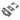 M Marcus - Eurospec - Rebate Set for Tubular Latch; #finish_bright-stainless-steel