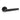 M Marcus - Alexander and Wilks - Spitfire Door Handles on Rose - Reeded - Pair; #finish_black