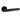 M Marcus - Alexander and Wilks - Spitfire Door Handles on Rose - Hex - Pair; #finish_black