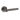 M Marcus - Alexander and Wilks - Siskin Door Handles on Rose - Pair; #finish_dark-bronze-pvd