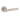 M Marcus - Alexander and Wilks - Siskin Door Handles on Rose - Pair; #finish_satin-nickel