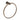 M Marcus - Alexander and Wilks - Brunel Reeded Toilet Accessories - Towel Ring; #finish_antique-brass