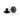 M Marcus - Alexander and Wilks - Contemporary Turn & Release - 50mm dia. - Knurled; #finish_black