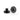 M Marcus - Alexander and Wilks - Contemporary Turn & Release - 50mm dia. - Reeded; #finish_black