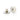 M Marcus - Alexander and Wilks - Contemporary Turn & Release - 50mm dia. - Reeded; #finish_polished-nickel-pvd