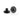 M Marcus - Alexander and Wilks - Contemporary Turn & Release - 50mm dia. - Hammered; #finish_black