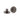 M Marcus - Alexander and Wilks - Contemporary Turn & Release - 50mm dia. - Hammered; #finish_dark-bronze