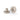 M Marcus - Alexander and Wilks - Contemporary Turn & Release - 50mm dia. - Hammered; #finish_satin-nickel