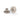 M Marcus - Alexander and Wilks - Contemporary Turn & Release - 50mm dia. - Hex; #finish_satin-nickel