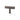 M Marcus - Alexander and Wilks - Crispin Reeded Cupboard Handle - T-Bar Knob 55mm; #finish_dark-bronze-pvd