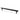 M Marcus - Alexander and Wilks - Crispin Knurled Cupboard Handle - Bar - 224mm CTC; #finish_black