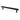M Marcus - Alexander and Wilks - Crispin Reeded Cupboard Handle - Bar - 160mm CTC; #finish_black