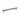 M Marcus - Alexander and Wilks - Crispin Reeded Cupboard Handle - Bar - 224mm CTC; #finish_antique-brass