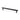 M Marcus - Alexander and Wilks - Brunel Knurled Cupboard Handle - Bar - 160mm CTC; #finish_black