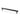 M Marcus - Alexander and Wilks - Brunel Knurled Cupboard Handle - Bar - 192mm CTC; #finish_black