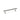 M Marcus - Alexander and Wilks - Round T-Bar Cabinet Handle - Bar - 128mm CTC; #finish_polished-nickel