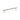 M Marcus - Alexander and Wilks - Round T-Bar Cabinet Handle - Bar - 192mm CTC; #finish_polished-nickel