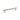 M Marcus - Alexander and Wilks - Square T-Bar Cabinet Handle - Bar - 160mm CTC; #finish_satin-nickel